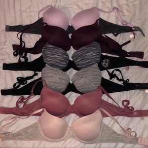 6 Victoria’s Secret PINK bras